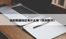 悦刻新国标还有什么味（悦刻新杆）